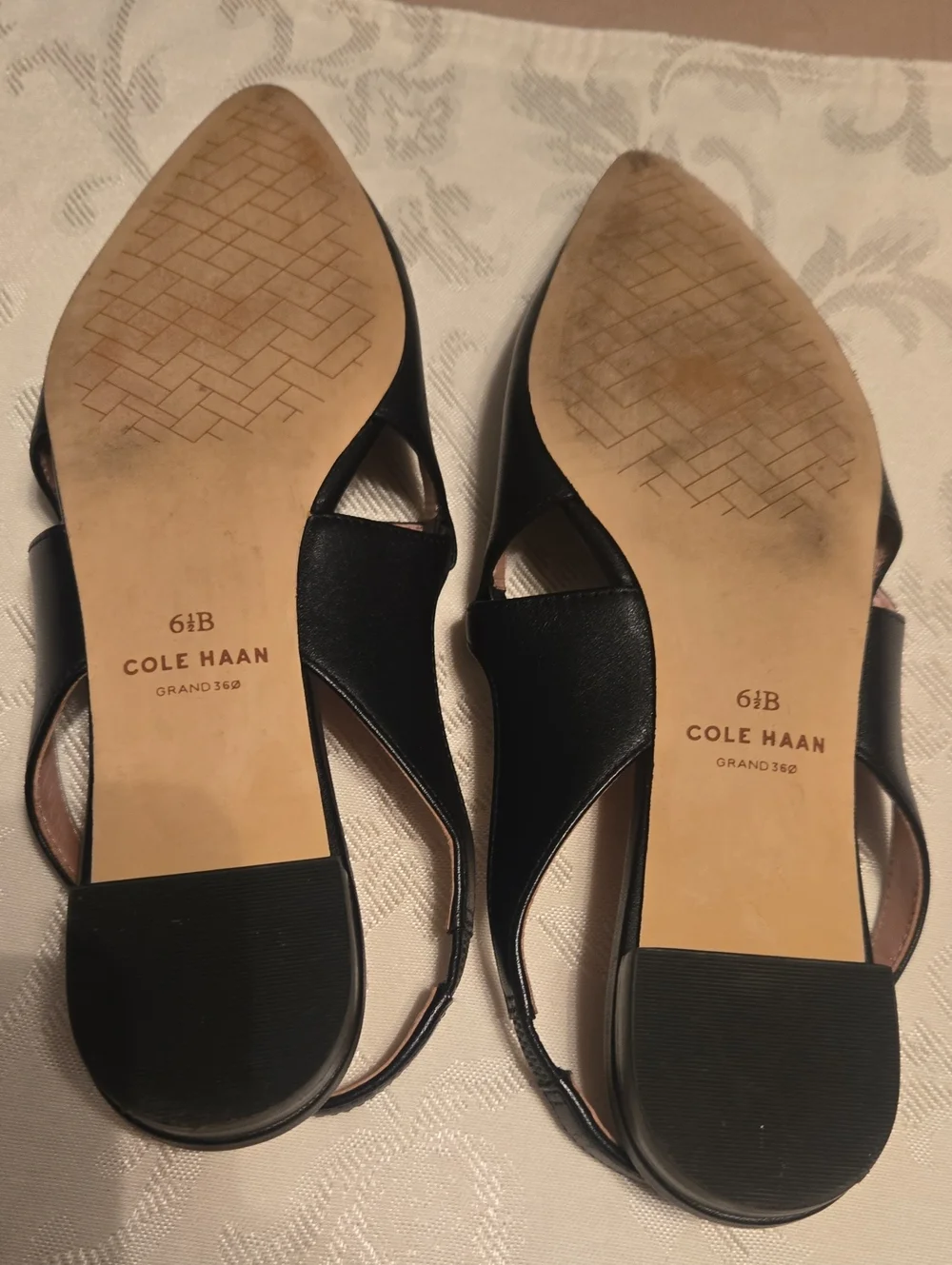 Cole Haan Anya Slingback Flats Black size 6.5B